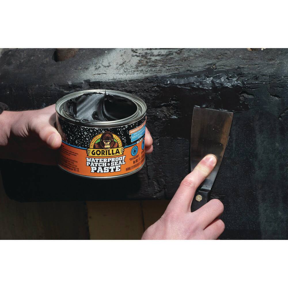 Gorilla 1 lbs. Black Waterproof Patch and Seal Paste (6-Pack) 109404