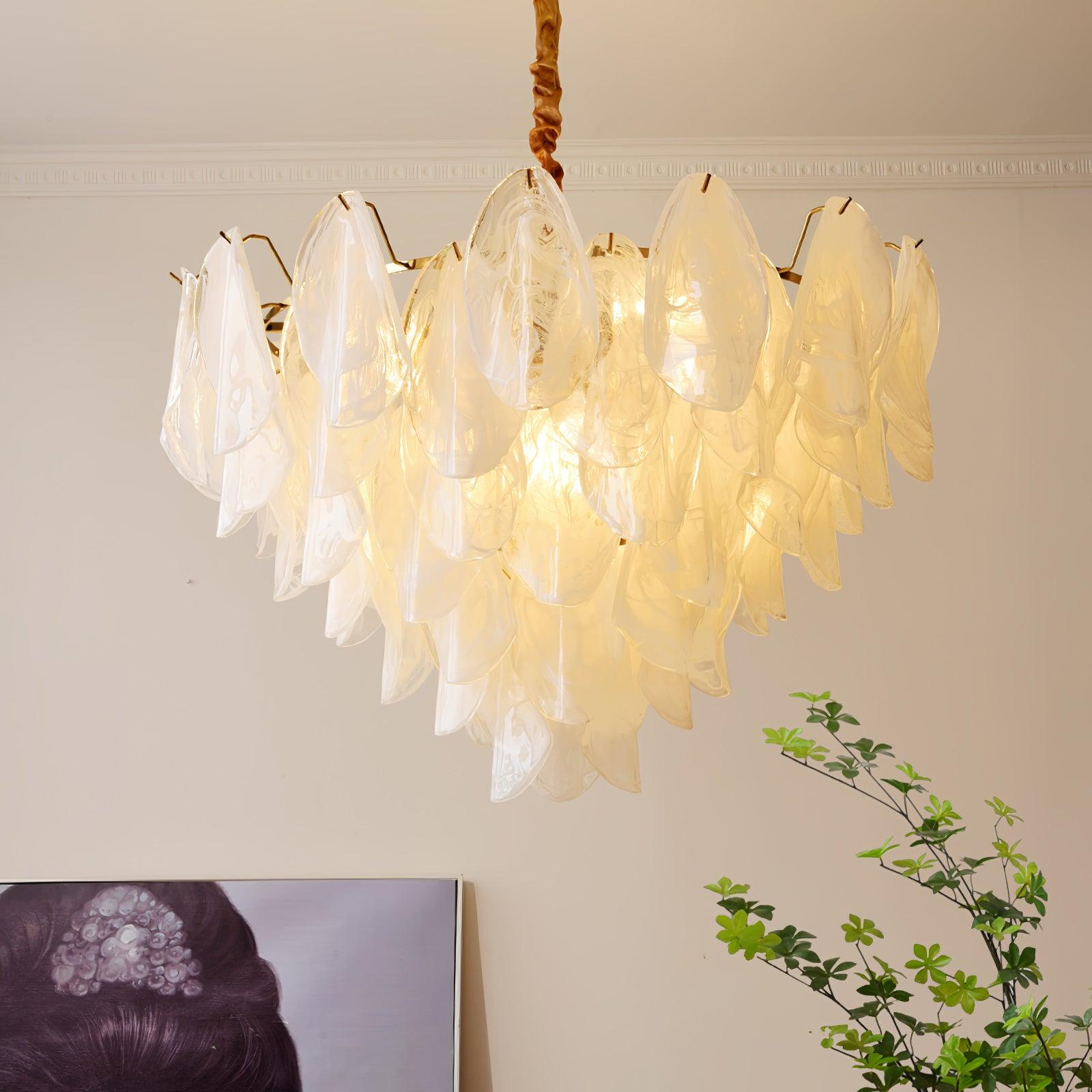 Multi Tier Cloud Glass Pendant Light