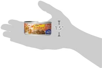 Purina Friskies Prime Filets Chicken and Tuna Dinner in Gravy Canned Wet Cat Food， 5.5-oz， case of 24