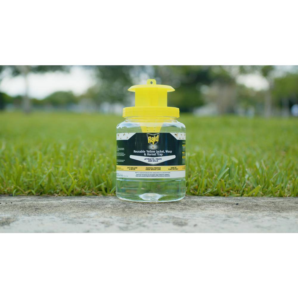 Raid Reusable Yellow Jacket Wasp and Hornet Trap​ RAID-WASPJAR