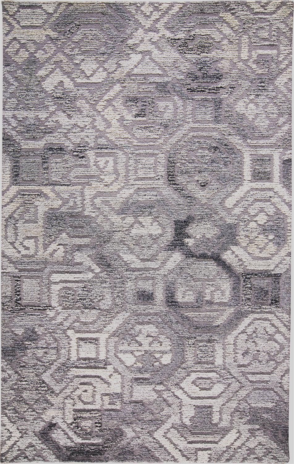 Palatez Hand Tufted Light and Dark Gray Rug by BD Fine