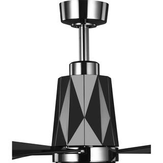 Progress Lighting Bixby 60 in. Black Chrome Ceiling Fan P250038-231-30