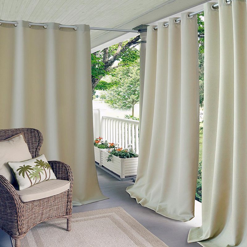 Elrene Home Fashions Connor Solid Indoor/Outdoor Window Curtain