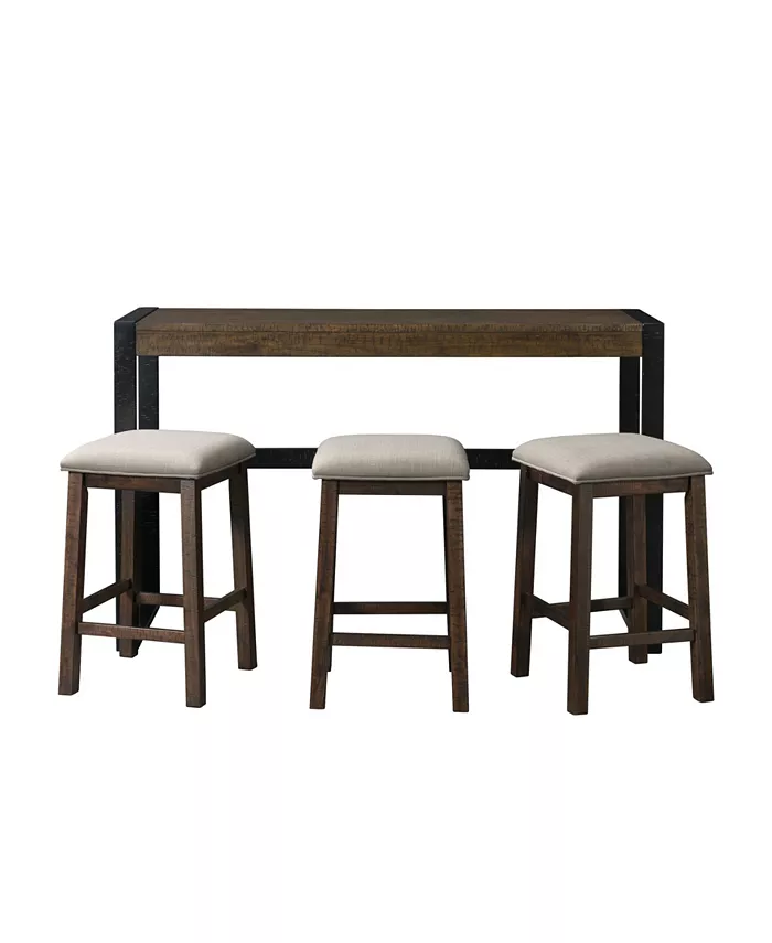 Picket House Furnishings Enrico 4-Piece Multipurpose Bar Table Set