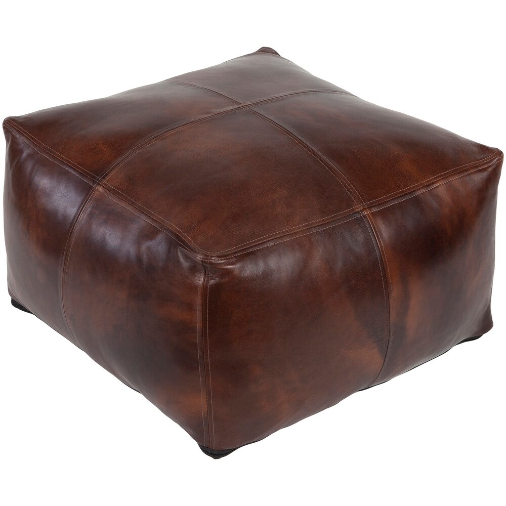 Brindisi Modern Patchwork 22 Inch Pouf