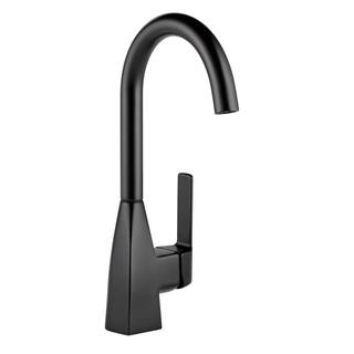 Peerless Xander Single-Handle Bar Faucet in Matte Black P1819LF-BL