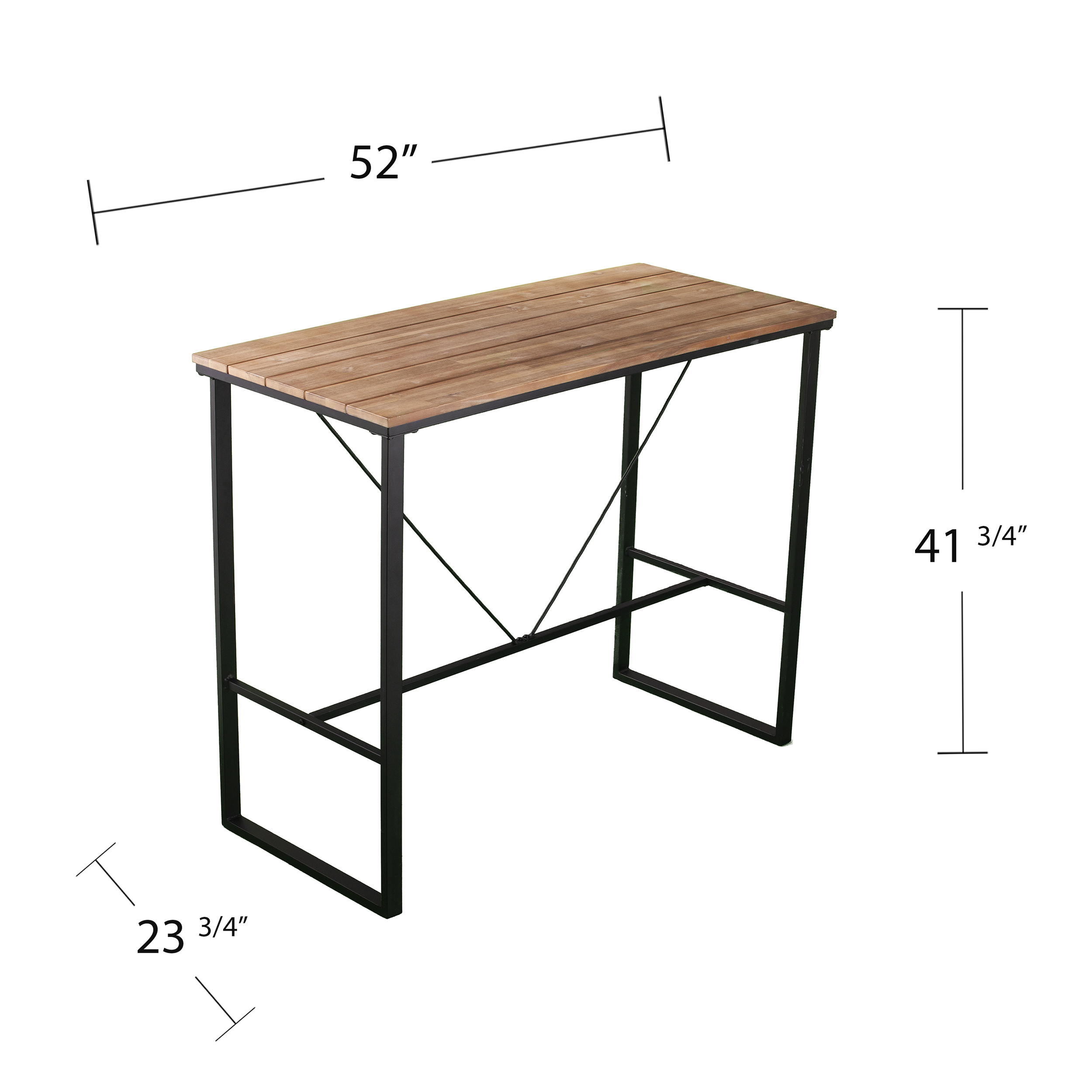 Veilio 3 Piece Indoor/Outdoor Space Saving Bar Set