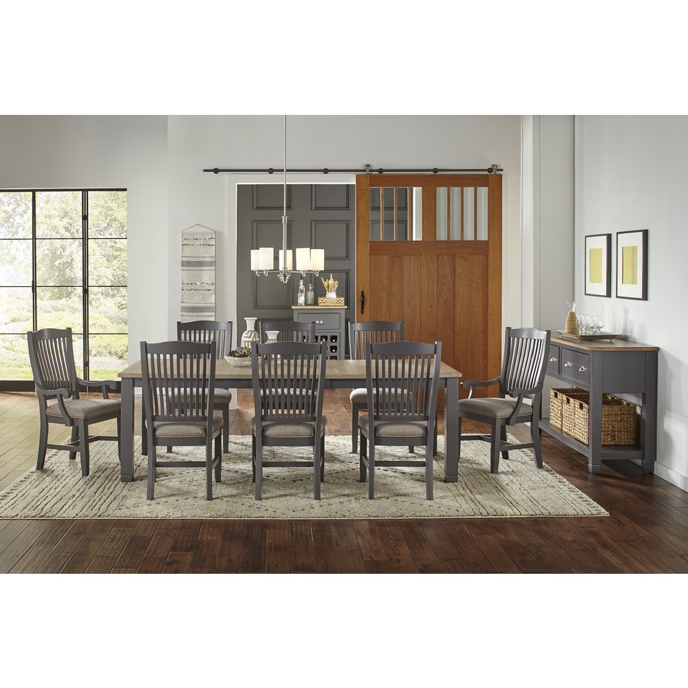 Luma 10 piece Solid Wood Dining Set