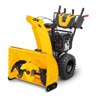 Cub Cadet 28 in. 357cc Three-Stage Electric Start Gas Snow Blower with Steel Chute Power Steering and Heated Grips 3X 28