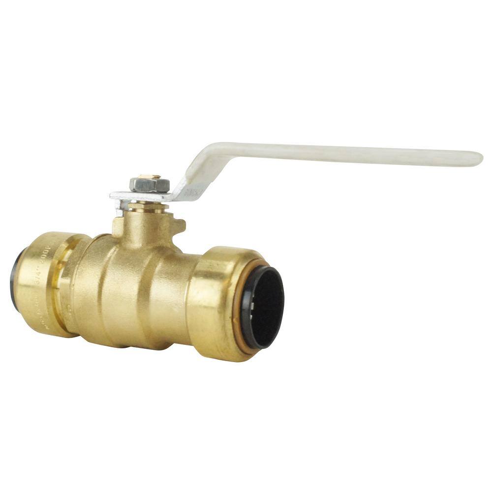 Tectite 34 in. Brass Push-to-Connect Ball Valve FSBBV34