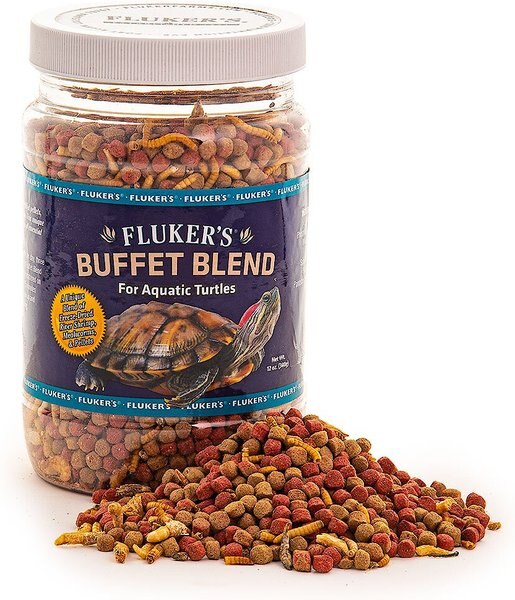 Fluker's Buffet Blend Aquatic Turtle Food， 12-oz