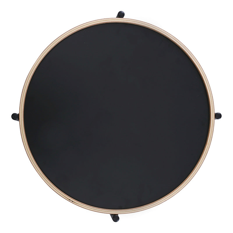 TANIX Side Table - Round - Black