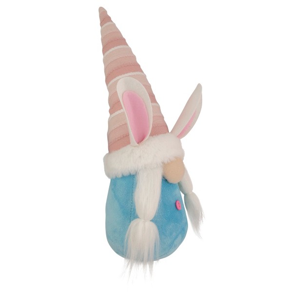 Blue And Pink Girl Easter Bunny Gnome