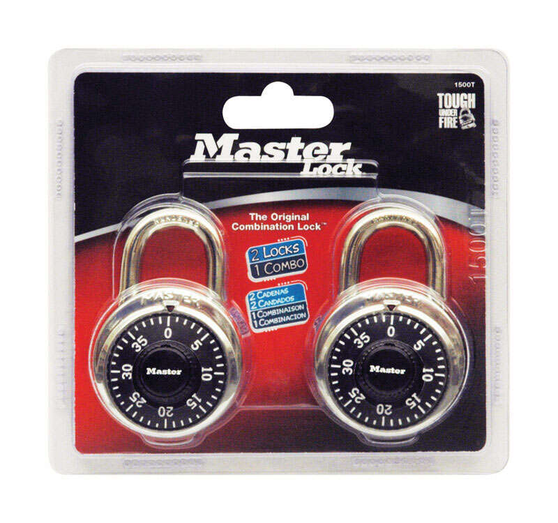 Master Lock 2 in. H X 7/8 in. W X 1-7/8 in. L Steel Anti-Shim Technology Padlock Keyed Alike