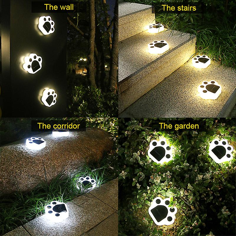 Solar Garden Light Wall Light Outdoor Atmosphere Night Light 4pcs