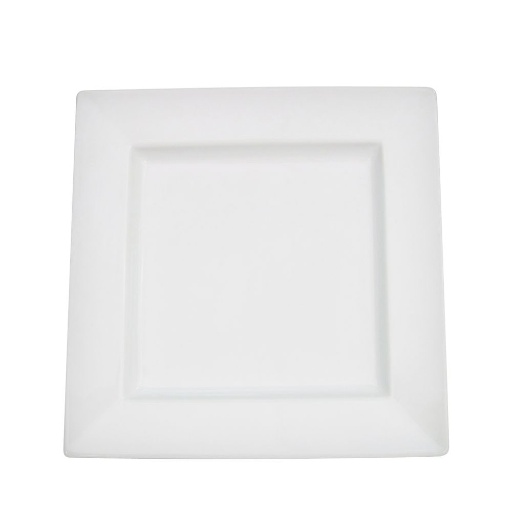 Princesquare， Square Pasta Bowl 18 Oz. 10 1/2Sq. X 1 1/2H， Porcelain