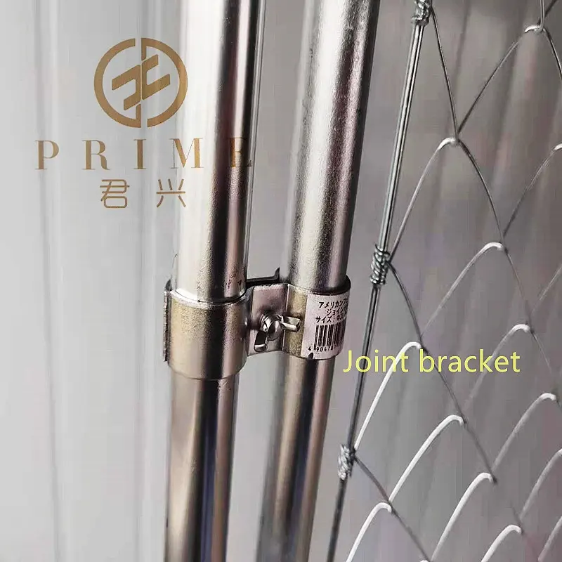 Safety fence Joint hardware parts 31.8 31.8 mm for American fence connection between fences factory supply Exported to Japan