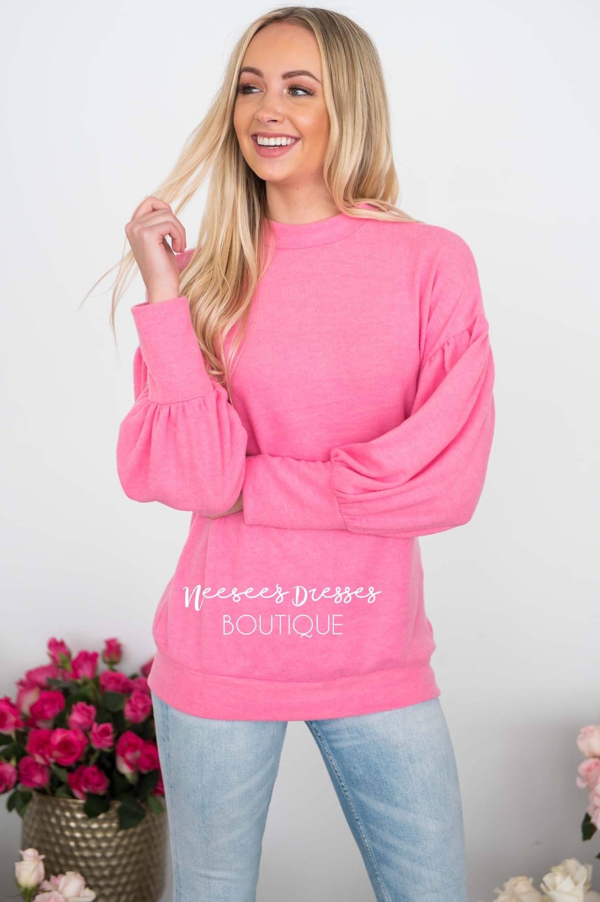 Hugs & Kisses Bubble Sleeve Sweater