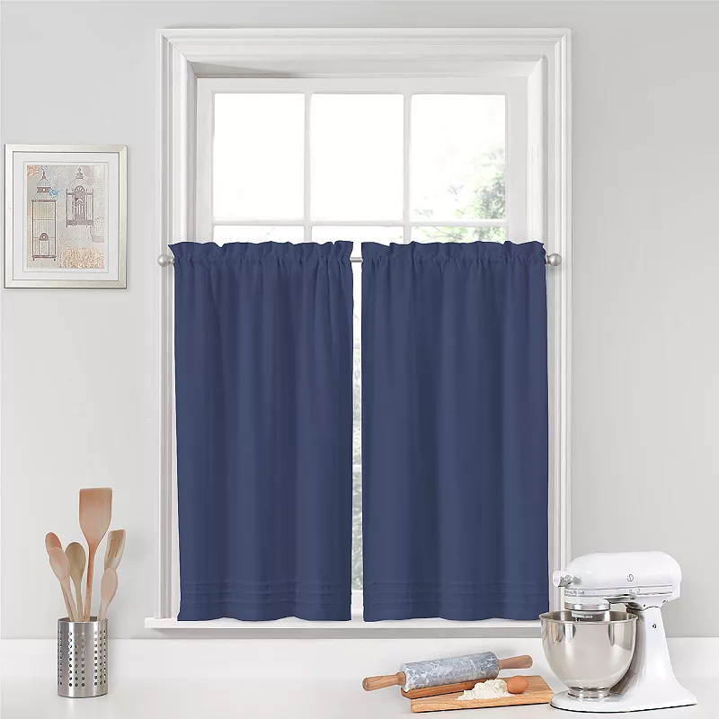 Vue Window Solutions Kingsbury Pleated Tier Pair Curtains