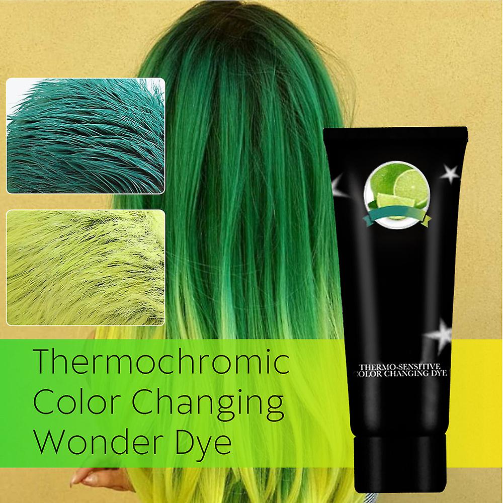 Foreign Trade Cross-border Thermochromic Hair Dye Grandma Gray Gentle Does Not Hurt The Scalp And Easily Changes Hair Color Color Classification Kou G