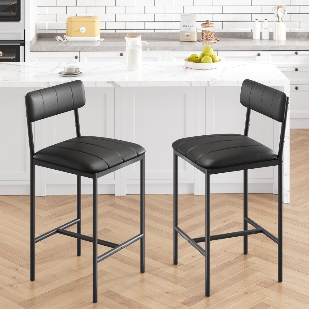 PU Leather Kitchen Chairs for 2