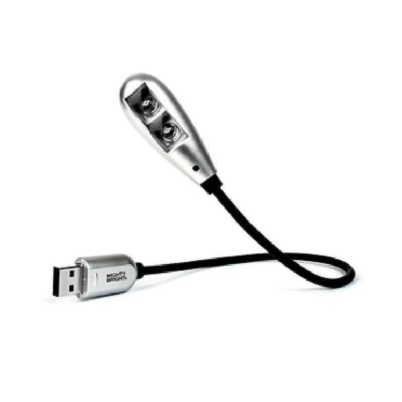 Mighty Bright 2-LED USB LIGHT Silver