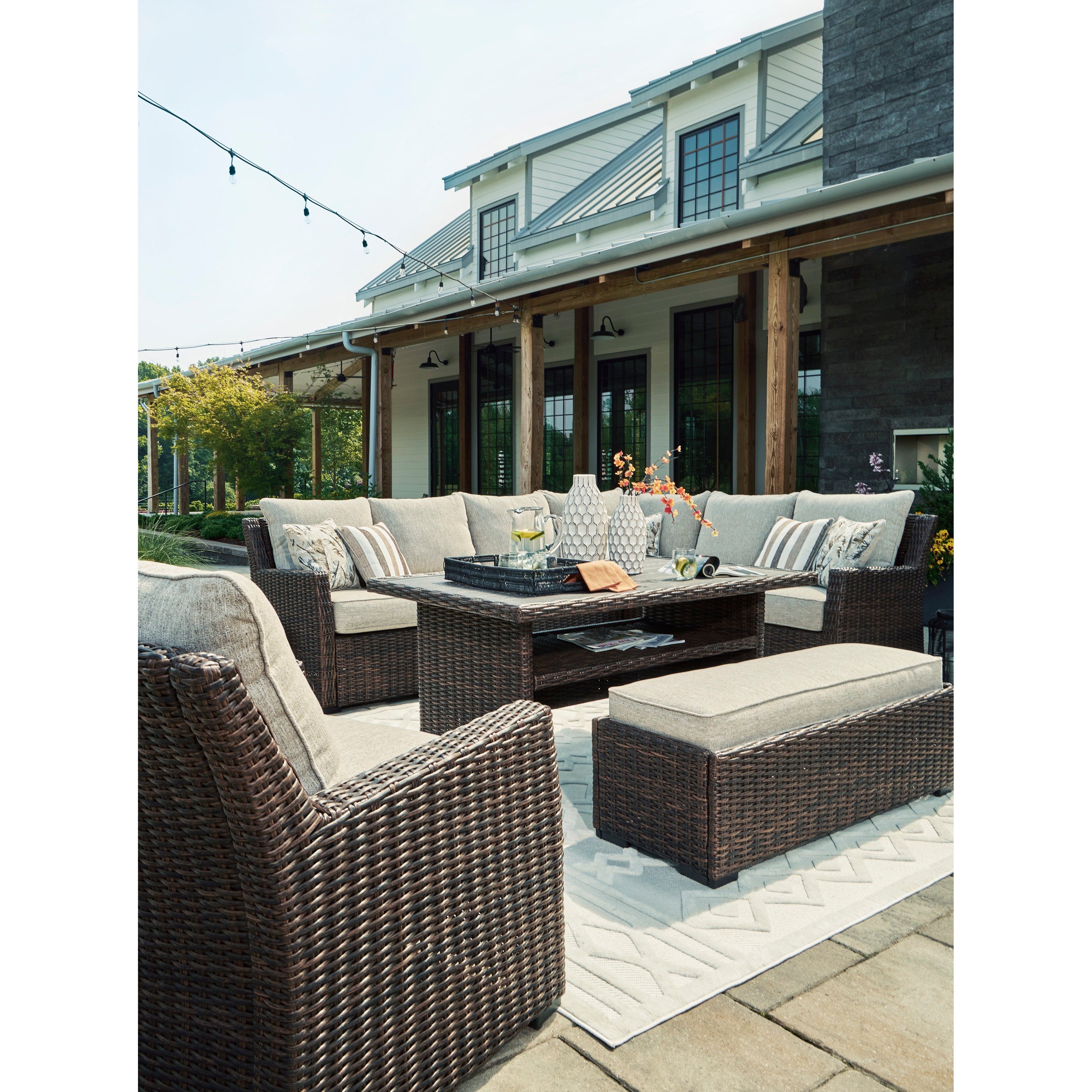 Sausalito Outdoor Comfy Banquette Seating Sets - New Design for 2024