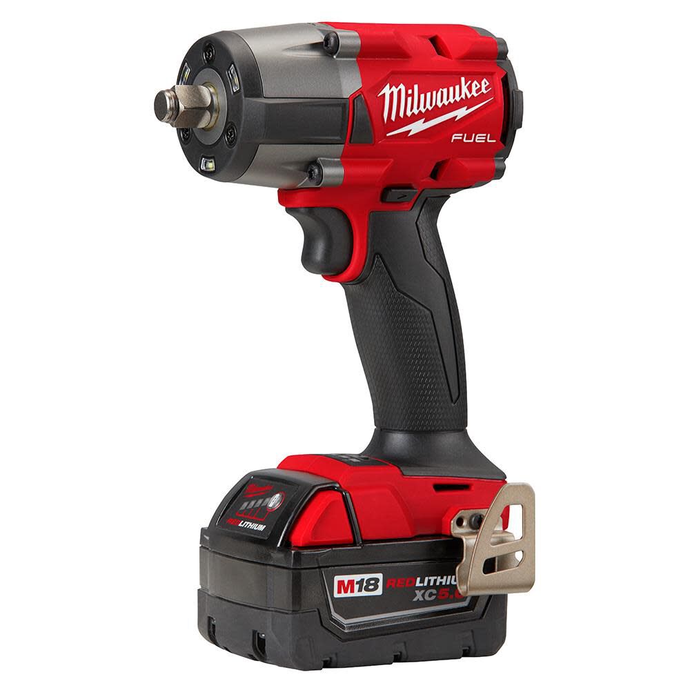 Milwaukee M18 FUEL 1/2 Mid-Torque Impact Wrench with Friction Ring Kit 2962-22 from Milwaukee