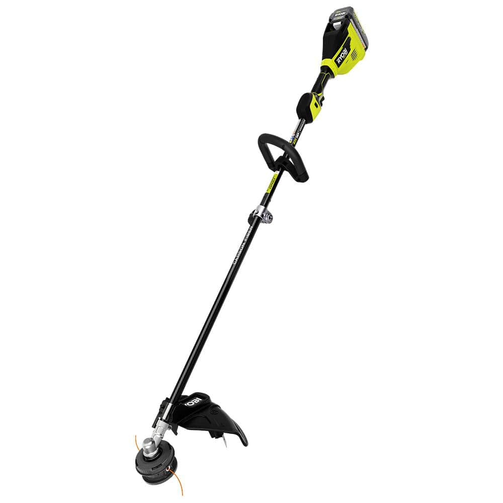 RYOBI 40V HP Brushless 21 in. Cordless Walk Behind Self-Propelled Lawn Mower & Trimmer - (3) Batteries/(2) Rapid Chargers RY401140-4X