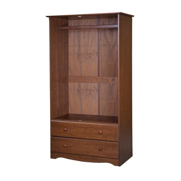 Palace Imports 100% Solid Wood Optional Shelf for 4-Door Cosmo and Smart Wardrobe Armoires - - 14458081