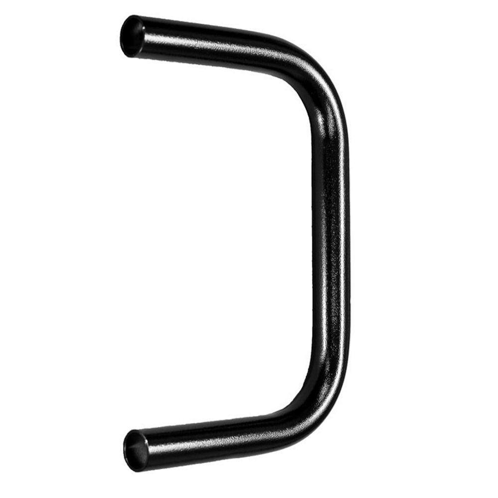 EZ Handrail Textured Black Aluminum Hand Rail End Loop EZA300-HB