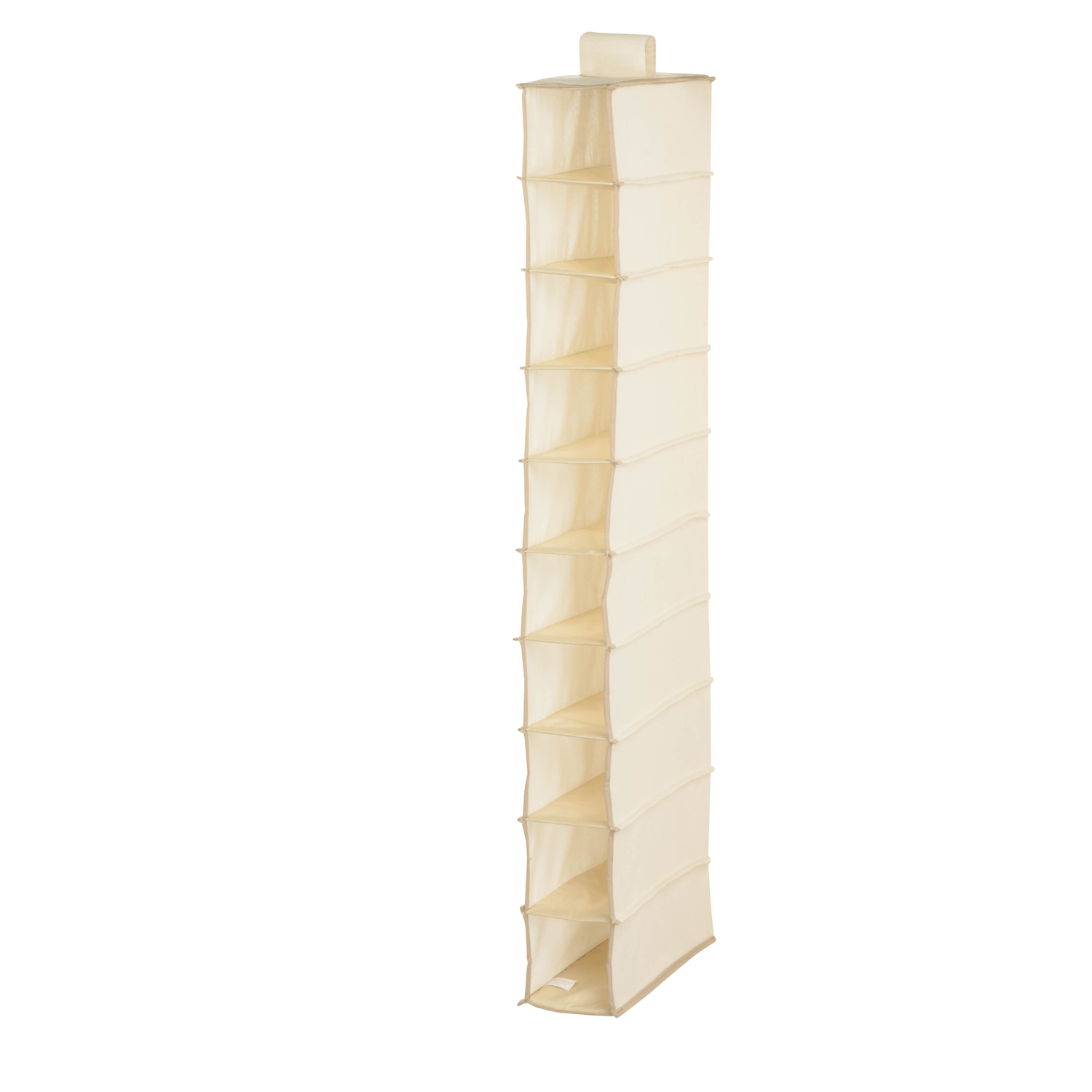 Honey-Can-Do 54 in. H X 6 in. W X 12 in. L Canvas Hanging Vertical Closet Organizer