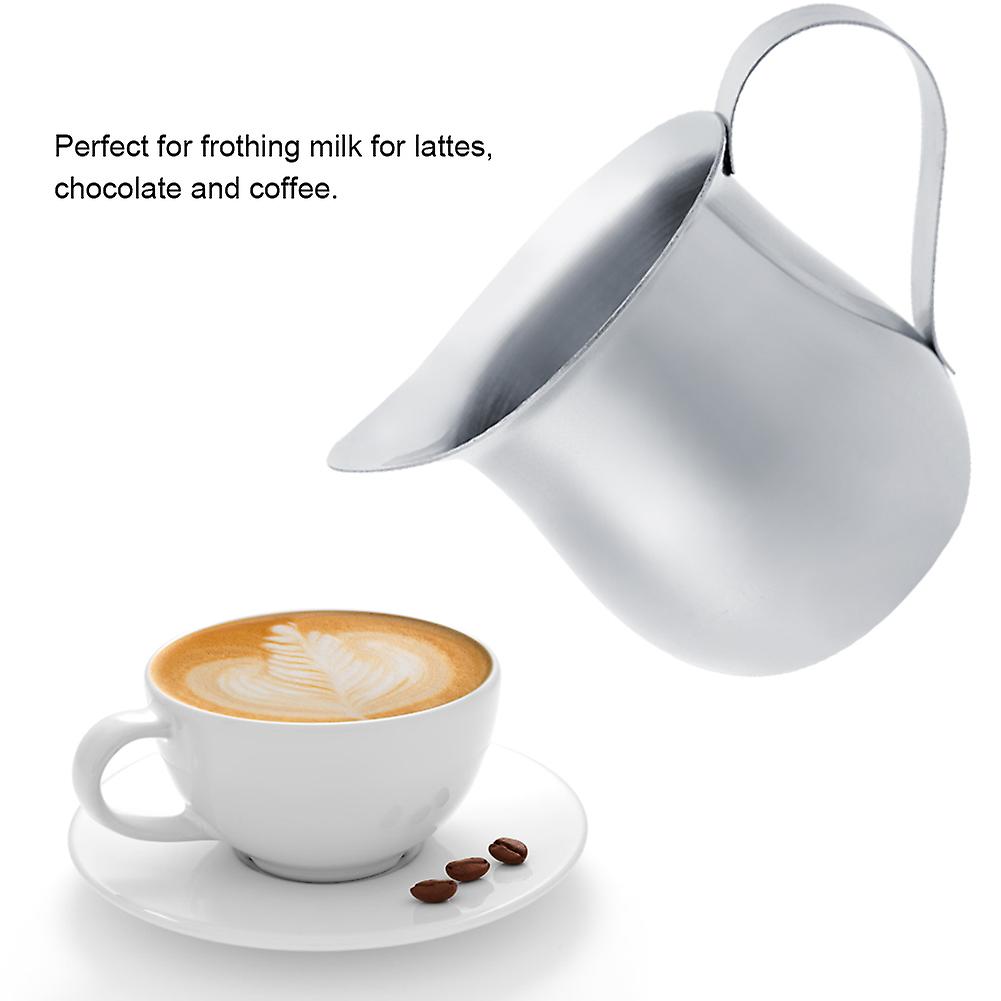 Milk Frothing Pitcher Stainless Steel Frothing Pitcher Jug For Coffee Cream Espresso(150ml)