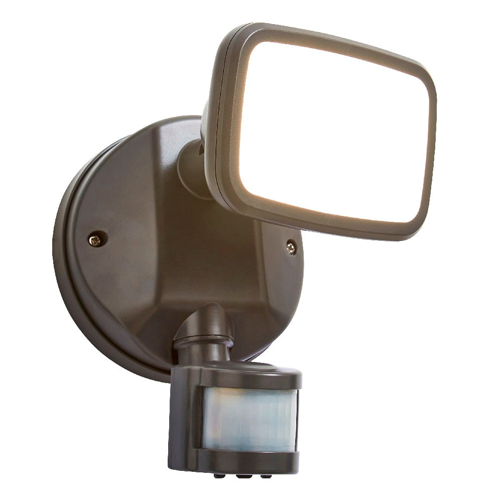 Britalia BRZN-35687-DGRY LED Anthracite Outdoor Modern Security Single Head Flood Light with PIR