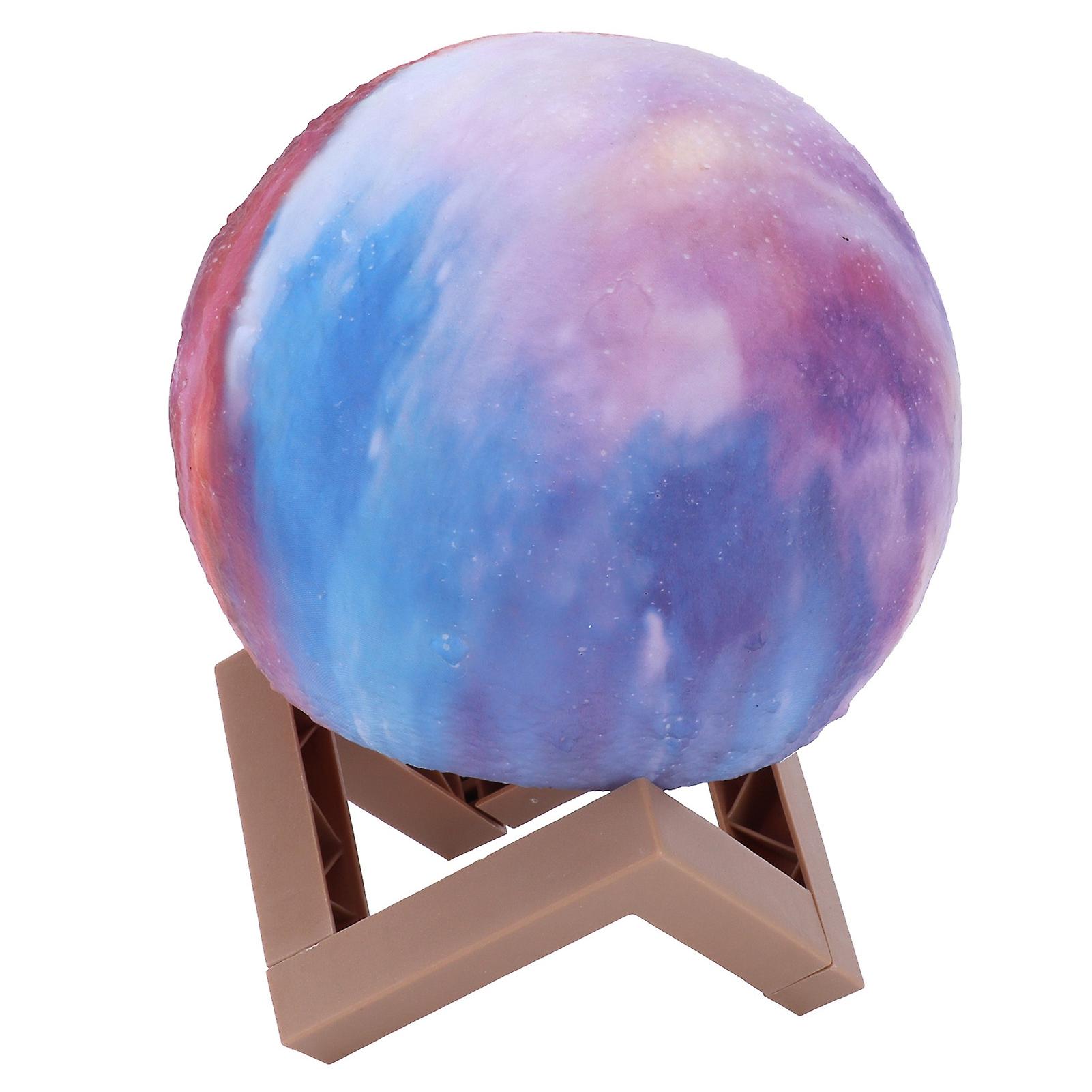 LED Moon Lamp Innovative Colorful Table Night Light with Base for Bedroom Office Dormitory