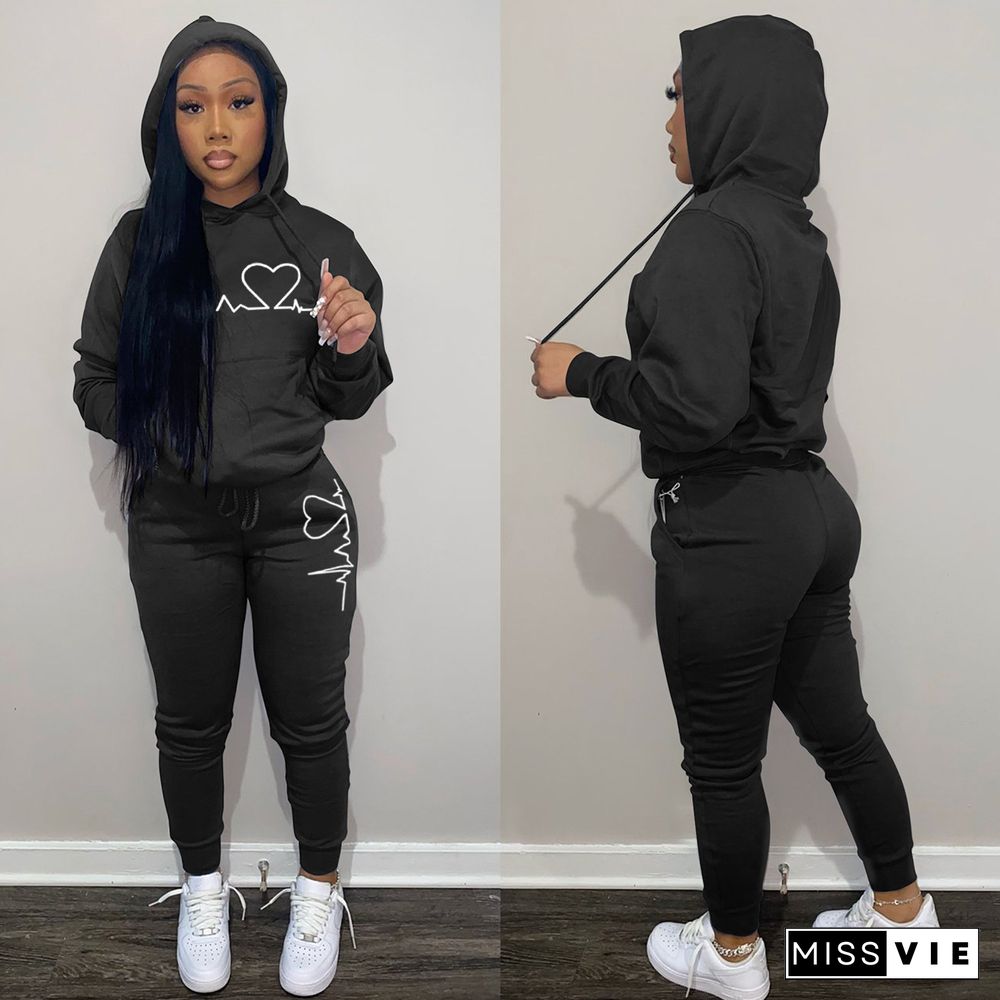 Winter Clothes Sportswear Hoodies Sweatpants Tracksuit