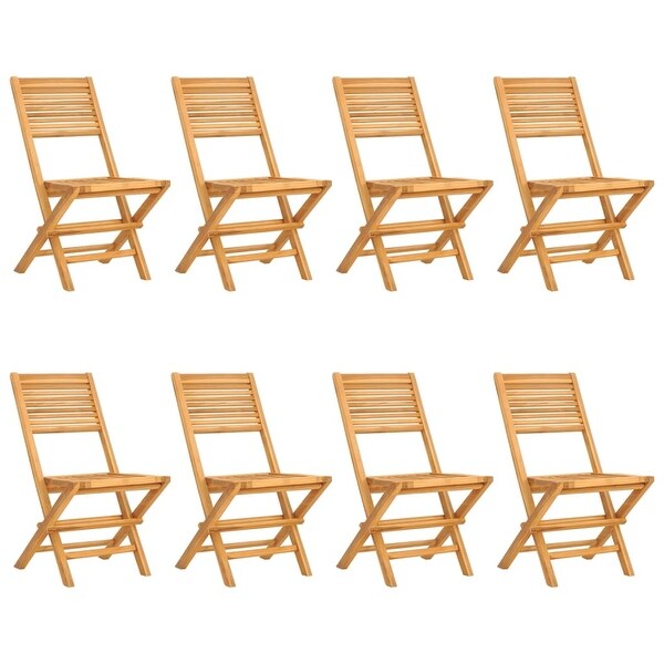 vidaXL Folding Patio Chairs 2/4/6/8 pcs 18.5