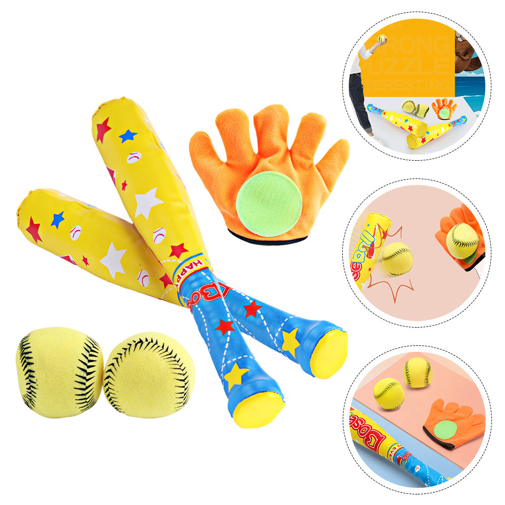 HOMEMAXS 1 Set Kids Baseball Set Kids Baseball Toys Practice Improves Batting Skills Toy