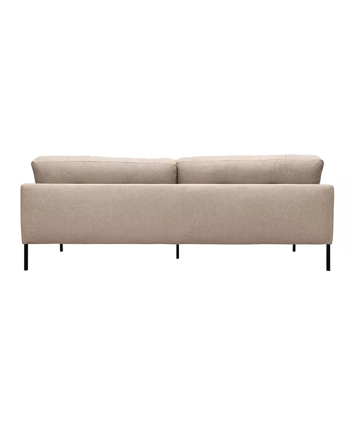 Armen Living Michalina 84 Polyester Nylon with Metal Legs Sofa