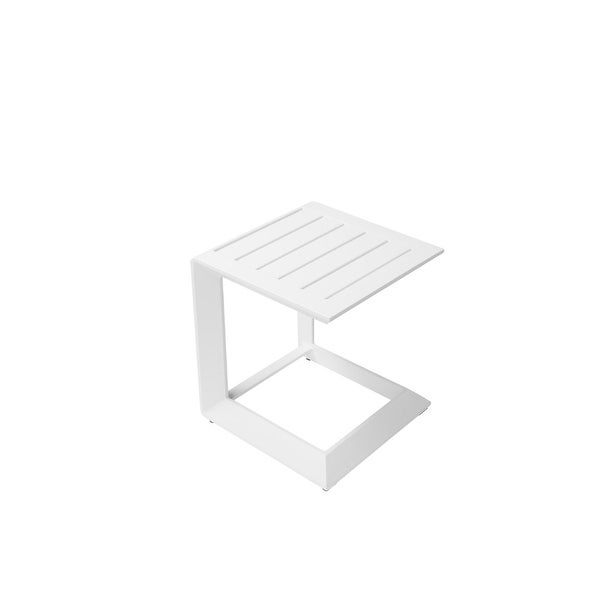 Aluminum Side Table - 17 H x 17 W x 20 L Inches