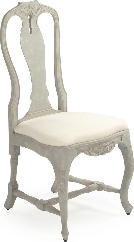 Kate Chair  Tan Linen   French Country   Dining Chairs   by HedgeApple  Houzz