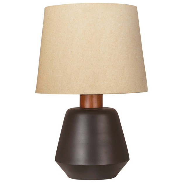 Ancel Metal Table Lamp Black brown Signature Design By Ashley