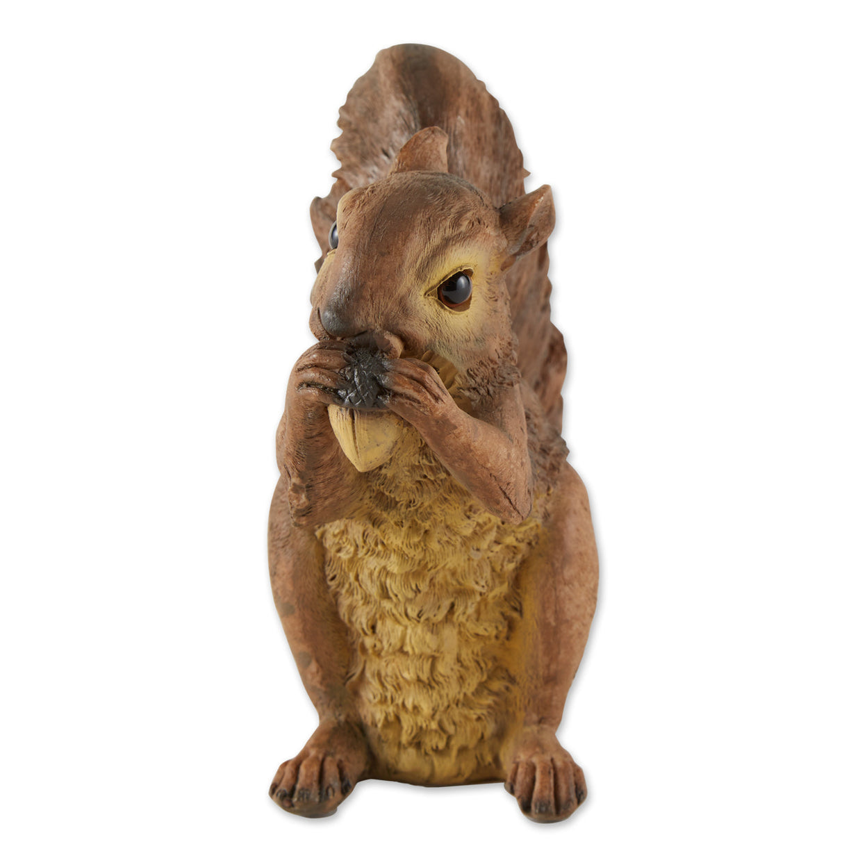 Set of 2 Nibbling Squirrel Garden Statues