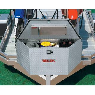 Delta 33 Diamond Plate Aluminum Trailer Tongue Truck Tool Box 405000D