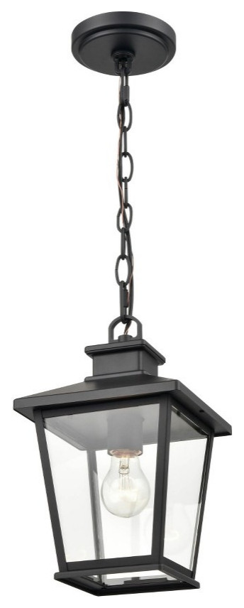 Millennium Lighting 4731 PBK Bellmon   1 Light Outdoor Hanging Lantern 11.75 Inc   Transitional   Outdoor Hanging Lights   by 1STOPlighting  Houzz