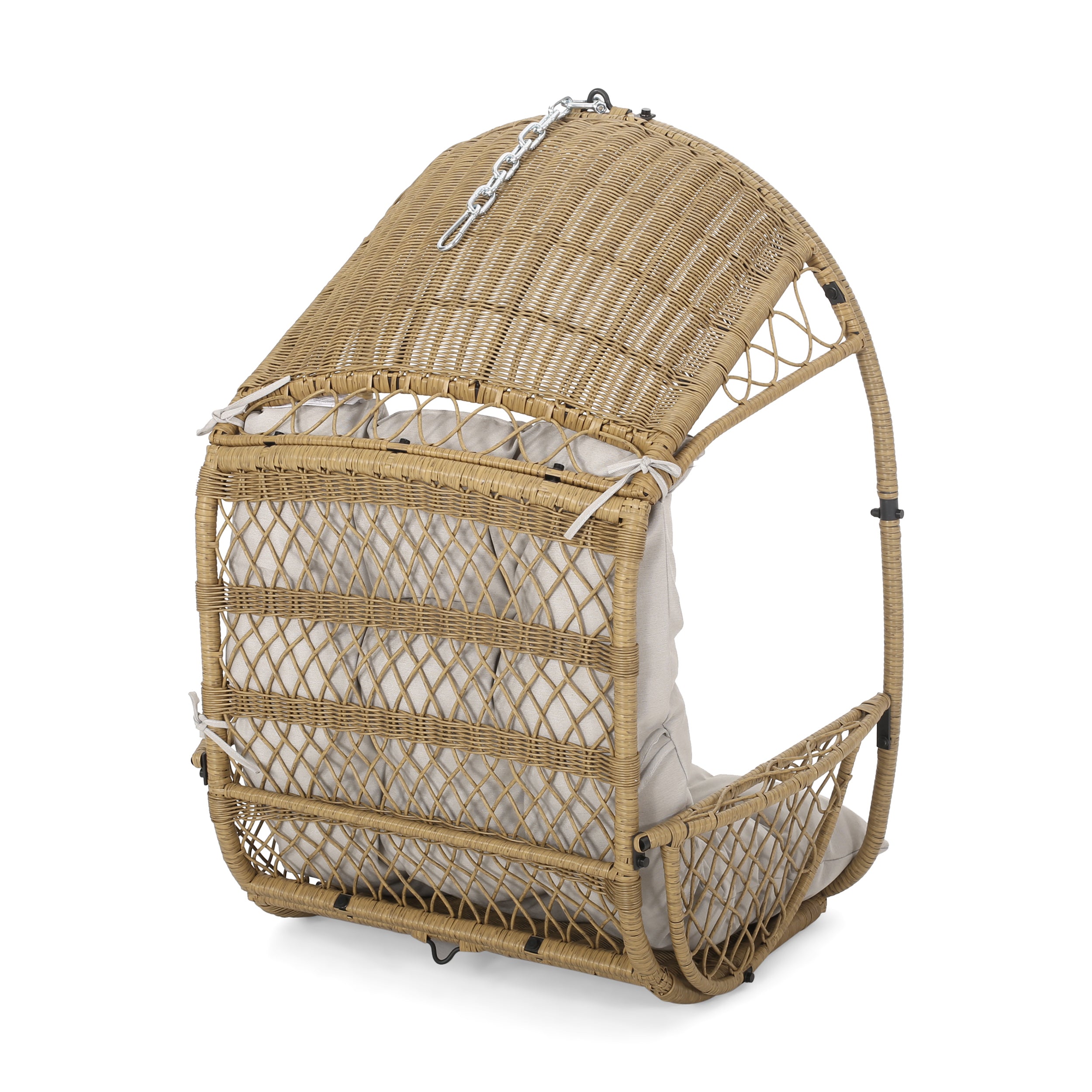 Primo Wicker Hanging Basket Chair (No Stand)