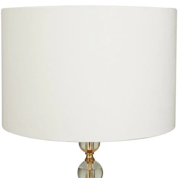 Gold Crystal Glam Table Lamp - 15 x 15 x 27