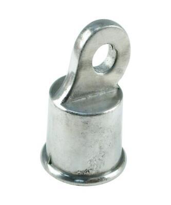 3PC YardGard 2.44 in. L Galvanized Silver Aluminum Chain Link Rail End Cap 1 pk