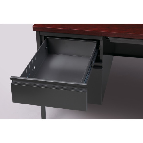 Lorell Fortress Series Left-Pedestal Desk (60919)