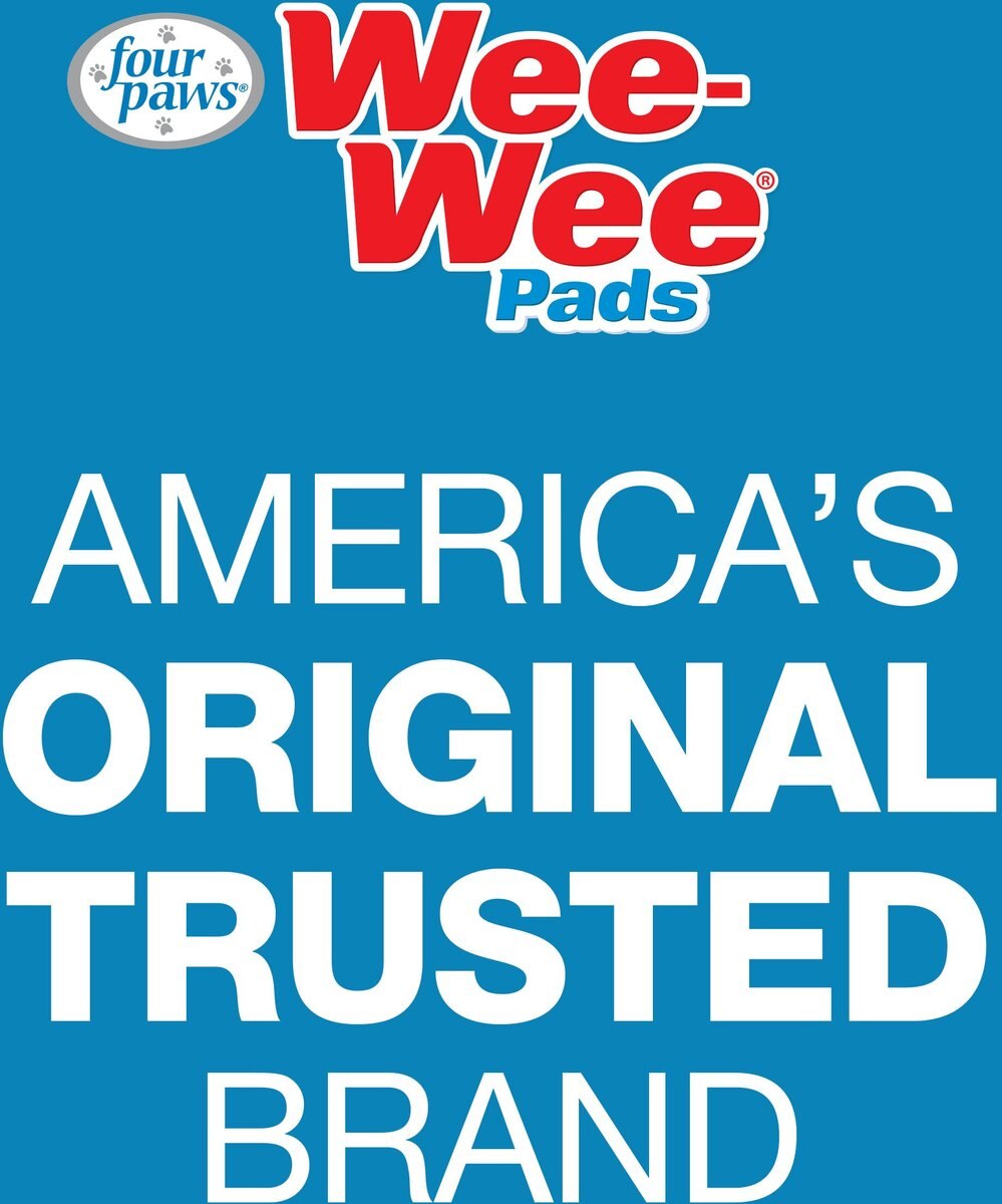 Four Paws Wee-Wee Odor Control with Febreze Freshness Dog Pads， 10 count